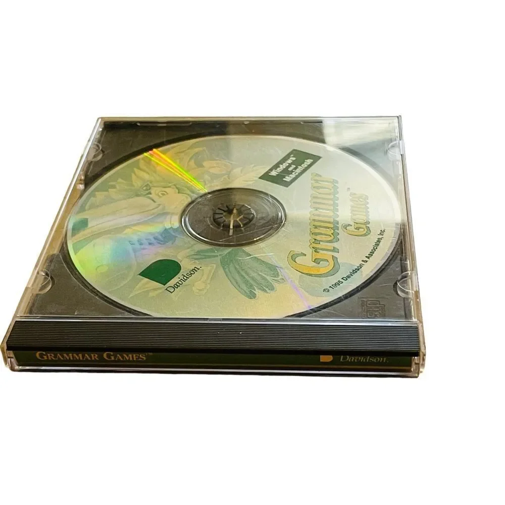 10/$25🦋 Davidson Grammar Games CD-ROM
